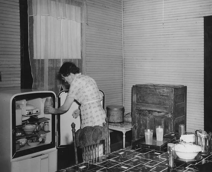 This Housewife Is Enthusiastic About Rea, And With Good Reason - Her Home Has Just Been Electrified, Harmony Community, Putnam County, Georgia, 1941