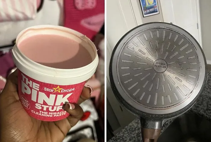 The <a Style="Display:inline;" Href="Https://Www.amazon.com/Pink-Stuff-Miracle-Purpose-Cleaner/Dp/B00du5sriy?ie=utf8&th=1&linkcode=ll1&tag=bpdeer-20&linkid=9330315ea822657aae1472bd717b4fdc&language=en_us&ref_=as_li_ss_tl" Target="_blank">    <span Style="Font: Inherit; Color: #d74b1f;"> Pink Stuff Cleaning Paste</Span> Tackles Grime Like It Owes It Money