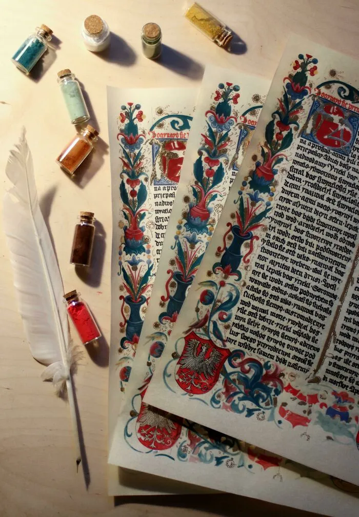 The Hand Writes But The Whole Body Suffers. I Just Finished Calligraphy Of Three Copies From Zofia's Bible