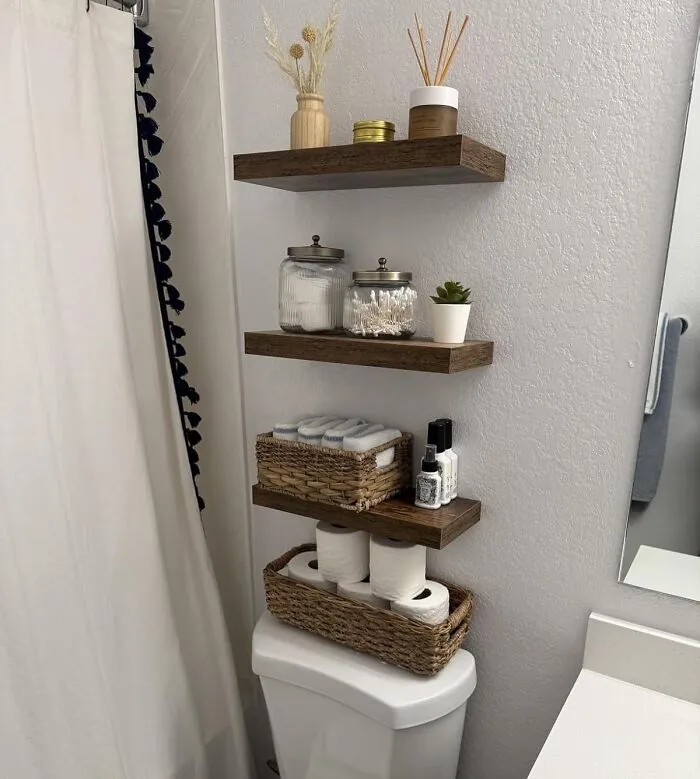 A Set Of <a Style="Display:inline;" Href="Https://Www.amazon.com/Qeeig-Floating-Shelves-Bathroom-Farmhouse/Dp/B09t66w5d1?ie=utf8&th=1&linkcode=ll1&tag=bplobster-20&linkid=62eb66b54cb459a9e0532c048e28a387&language=en_us&ref_=as_li_ss_tl" Target="_blank">    <span Style="Font: Inherit; Color: #d74b1f;"> Floating Shelves </Span> Is The Perfect Stage For Your Funko Pops, Crystals, And Impulse-Buy Succulents To Have Their Moment
