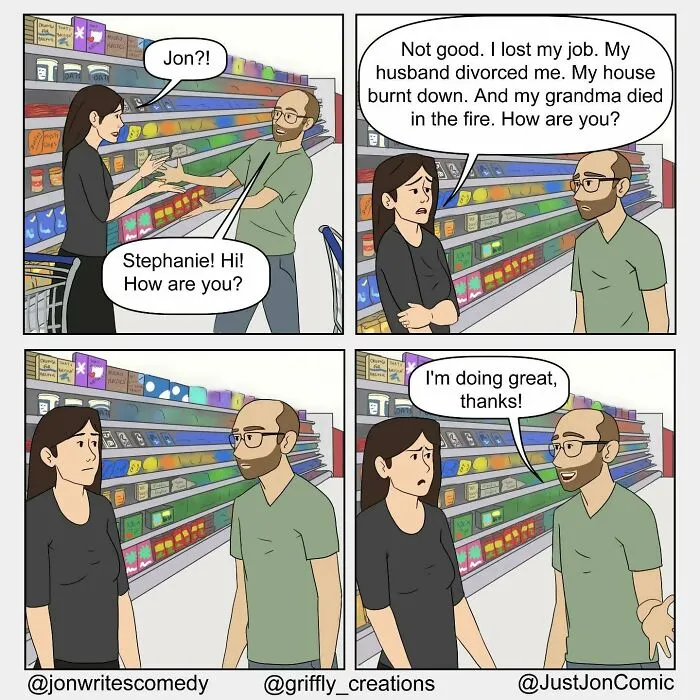 39 Clever Comics By Just Jon That Expose Life’s Everyday Cringe