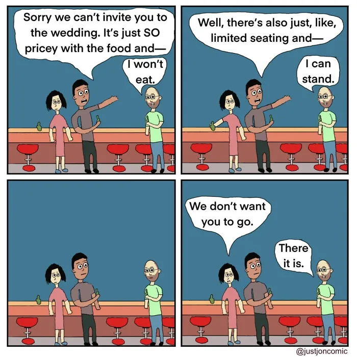 39 Clever Comics By Just Jon That Expose Life’s Everyday Cringe