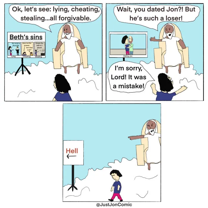 39 Clever Comics By Just Jon That Expose Life’s Everyday Cringe