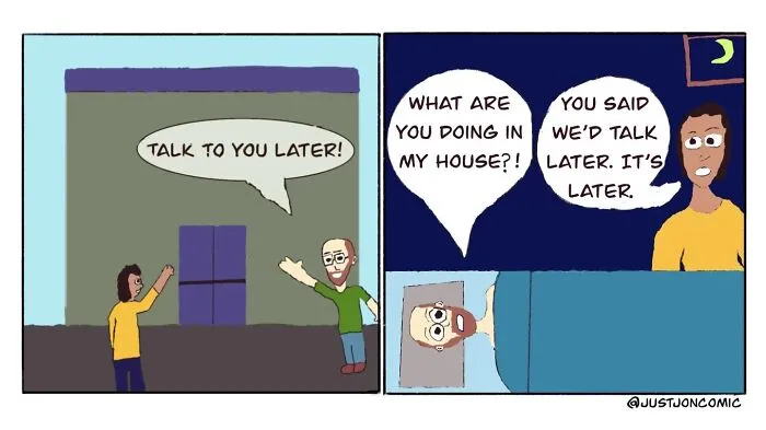 39 Clever Comics By Just Jon That Expose Life’s Everyday Cringe