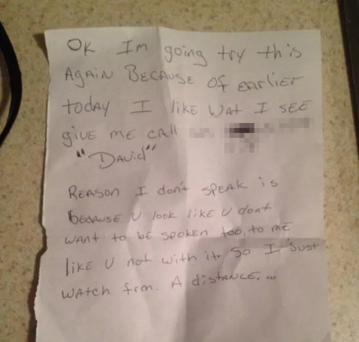 My Neighbor Came Home To This Note On Her Door