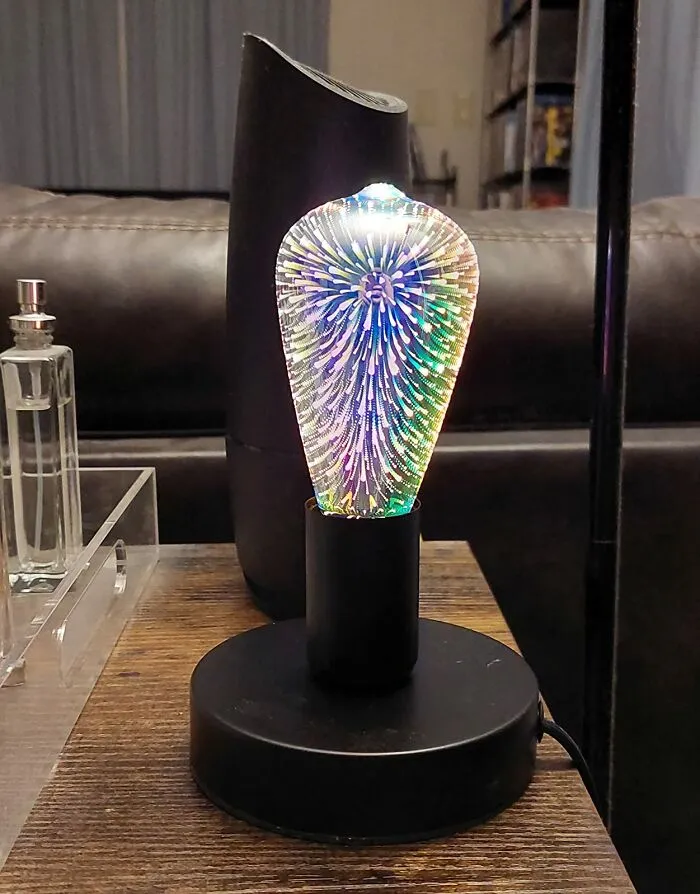 If Your Current Lightbulbs Are Delivering All The Excitement Of A Corporate Training Video, You Can Easily Swap Those Snoozefest Spheres For A <a Style="Display:inline;" Href="Https://Www.amazon.com/Feit-Electric-LED-St19-Prism/Dp/B07h65svnb?ie=utf8&th=1&linkcode=ll1&tag=bpsheep-20&linkid=1317d8e84421fad61451d27ad5416d46&language=en_us&ref_=as_li_ss_tl" Target="_blank"><span Style="Font: Inherit; Color: #d74b1f;"> 3D Fireworks Bulb</Span> And Suddenly Your Lamp Is The Life Of The Party