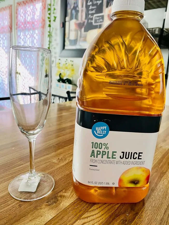 For Those Moments When You Need A Taste Of Pure, Unadulterated Childhood Nostalgia Or Just A Reliably Delicious Sipper, This <a Style="Display:inline;" Href="Https://Www.amazon.com/Amazon-Brand-Happy-Belly-Concentrate/Dp/B07wklc8cv?ie=utf8&th=1&linkcode=ll1&tag=bpferret-20&linkid=465dc72baa02e091ea4bf31cf87bafd6&language=en_us&ref_=as_li_ss_tl" Target="_blank"><span Style="Font: Inherit; Color: #d74b1f;"> 64 Oz Bottle Of Apple Juice</Span> Is Basically A Hug In A Jug