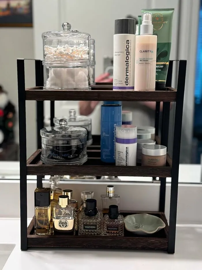 A <a Style="Display:inline;" Href="Https://Www.amazon.com/Hnrloy-Bathroom-Countertop-Organizer-Countertop/Dp/B0c1v36s4n?ie=utf8&th=1&linkcode=ll1&tag=bplobster-20&linkid=619ef579e3b72a595164b11abfe807ac&language=en_us&ref_=as_li_ss_tl" Target="_blank">    <span Style="Font: Inherit; Color: #d74b1f;"> Bathroom Counter Organizer </Span> Is What You Get When Your Ten-Step Skincare Routine Needs Its Own Multi-Level Apartment Complex