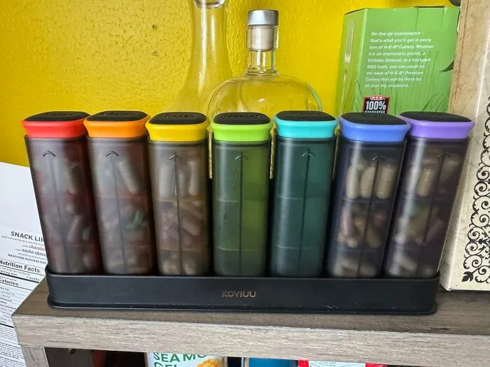 This <a Style="Display:inline;" Href="Https://Www.amazon.com/Koviuu-Organizer-Detachable-Medication-Supplement/Dp/B0dcp5qxdn?ie=utf8&th=1&linkcode=ll1&tag=bptapir-20&linkid=d1045f605c066683f4fae49baf07ba6f&language=en_us&ref_=as_li_ss_tl" Target="_blank"><span Style="Font: Inherit; Color: #d74b1f;"> Detachable Pill Organiser </Span> Is Basically The Transformer Of Pillboxes, Letting You Take Just The Day's Dose Without Lugging Around Your Entire Pharmacy Like Those Clunky Old Cases Made You Do