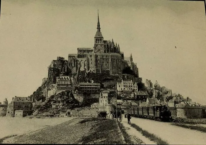 Mont Saint-Michel, France, 1908 And 2016