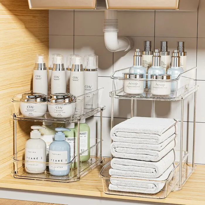 The Dark, Chaotic Void Under Your Sink Can Finally Be Gentrified With Some <a Style="Display:inline;" Href="Https://Www.amazon.com/Delamu-Organizers-Multi-Purpose-Organizers-Organization/Dp/B0cj4xlzxg?dib=eyj2ijoimsj9.dizb7knyqkslobvo5owynjvkq3ts3qdops39gu8igzag7cxiww5bhok0n0pekaawadowqratazfdtaqyv4ptlwvlq00qoegvzggptbtnecsagqazcaxnvmg4ontzxqthdjvehtssin7x8vt7s1isa4e29mnzo-9gzyjkzmvbgyy.swzsxfbmacvchbszqayfflq7hejtlxweiljofda8zkg&dib_tag=se&qid=1750941129&sr=8-49&srs=121543456011&xpid=bfn-44vbjkw78&th=1&linkcode=ll1&tag=bplobster-20&linkid=2a37d1d2f4671d1323a1f88688cb47be&language=en_us&ref_=as_li_ss_tl" Target="_blank">   <span Style="Font: Inherit; Color: #d74b1f;"> 2-Tier Under Sink Organizers </Span>
