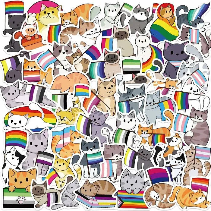 This <a Style="Display:inline;" Href="Https://Www.amazon.com/Cat-Pride-Stickers-Bottle-Scrapbook/Dp/B09ydcbtlm?content-ID=amzn1.sym.2da95b6c-F59a-4699-Bc43-D0ff036c6388%3aamzn1.sym.2da95b6c-F59a-4699-Bc43-D0ff036c6388&crid=28tf1ewezi52z&cv_ct_cx=pride%2bessentials&keywords=pride%2bessentials&pd_rd_i=b09ydcbtlm&pd_rd_r=33b2d1ff-088c-42f7-B224-2f5d233974ac&pd_rd_w=pp2wc&pd_rd_wg=wk2hi&pf_rd_p=2da95b6c-F59a-4699-Bc43-D0ff036c6388&pf_rd_r=jgks7v99av0c5pyd8tqh&qid=1750152962&sbo=rzvfv%2f%2fhxdf%2bo5021pansa%3d%3d&sprefix=pride%2bessential%2caps%2c251&sr=1-4-6024b2a3-78e4-4fed-8fed-E1613be3bcce-Spons&sp_csd=d2lkz2v0tmftzt1zcf9zzwfyy2hfdghlbwf0awm&th=1&linkcode=ll1&tag=bphawk-20&linkid=037b0cddffd2e8dffb3e1e80b3abf223&language=en_us&ref_=as_li_ss_tl" Target="_blank"><span Style="Font: Inherit; Color: #d74b1f;"> 50 Pack Of Pride Stickers </Span> Means You're About To Recruit An Entire Squadron Of Purr-Fessionally Proud Kitties To Wave All The Flags On Everything You Own