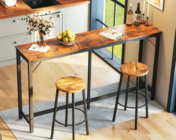 That Awkward Wall That's Been Freeloading In Your Apartment Can Finally Start Earning Its Keep As A Chic Breakfast Spot With A <a Style="Display:inline;" Href="Https://Www.amazon.com/Odk-Height-Counter-Rectangular-Kitchen/Dp/B0cgx9gg1k?dib=eyj2ijoimsj9.x_6uhvt1d52p54b6pxqhkdbcjcmhk7uiy9myshfwuha1wwnldpxycoleowhvhglpqdf3prjo7zhkx2efwf8yya.1ckixhr-Etlyqeggzqxszarbtqjjrkwrndjlek5hf08&dib_tag=se&qid=1750834887&sr=8-35&srs=121539626011&xpid=apzt2nkq8w4fn&th=1&linkcode=ll1&tag=bpmonkey-20&linkid=9f7518b237fe80494fe89b4c5bf8e06c&language=en_us&ref_=as_li_ss_tl" Target="_blank">    <span Style="Font: Inherit; Color: #d74b1f;"> Slim Bar Height Table </Span>