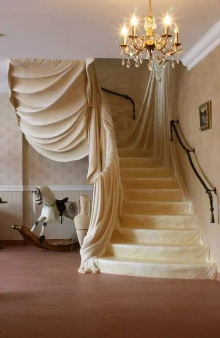 I Am Amazed By These Stairs... Are They Carved In Marble? Won't It Be Slippery?