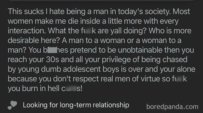 This Dudes Dating Profile Bio…