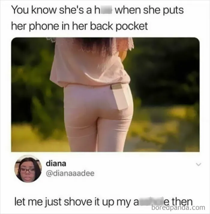 Or Maybe Women’s Clothes Don’t Have Front Pockets…