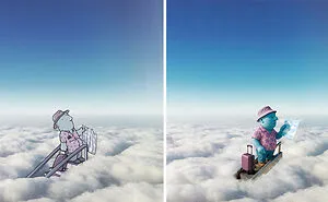 This Artist Combined AI With His Photo-Drawing Series, And The Results Are Fascinating (14 Pics)