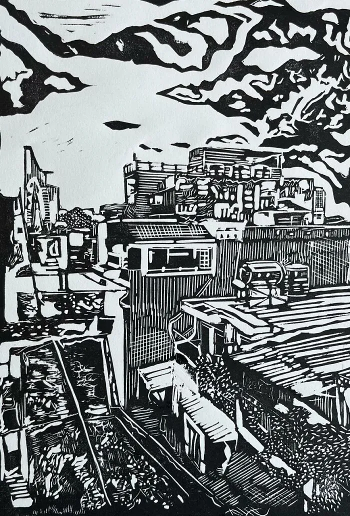 Saigon Rooftops From De Tham Street
