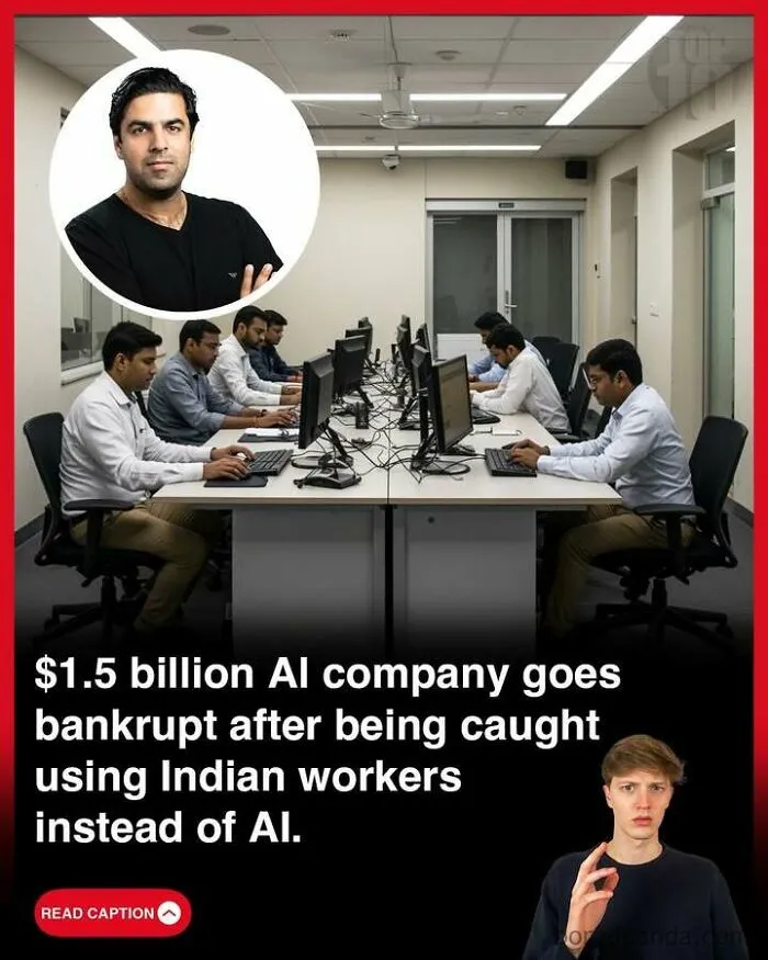 Office workers in India using computers at desks, related to GTA made in Scotland fun facts and AI company news.