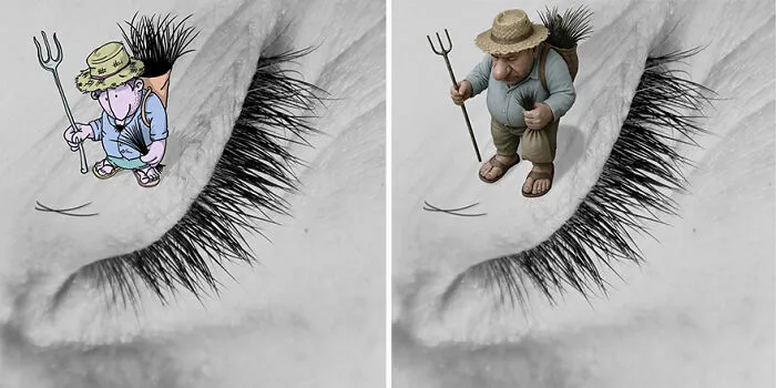 This Artist Combined AI With His Photo-Drawing Series, And The Results Are Fascinating (14 Pics)