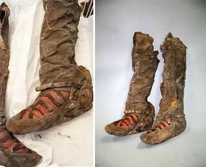 Botas de hace 1100 años, Mongolia
