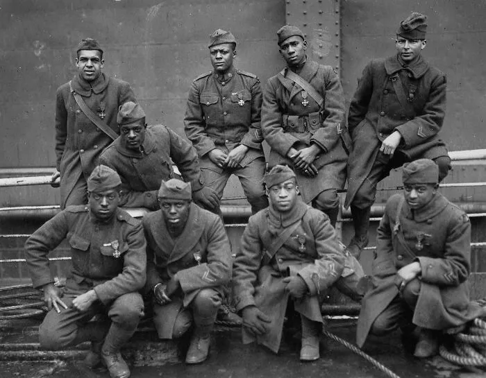 The "Harlem Hell Fighters" Returning As Heroes In 1919