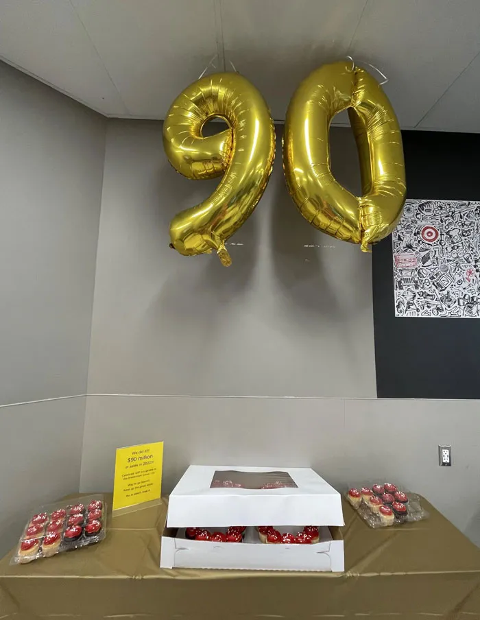 $90,000,000 In Sales And This Target Store Rewarded The Workers With Cupcakes