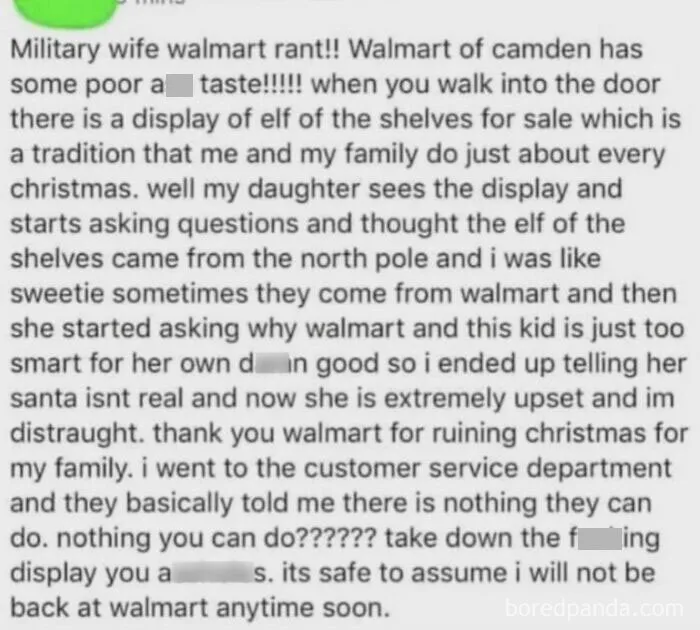 Walmart Ruined My Child's Xmas