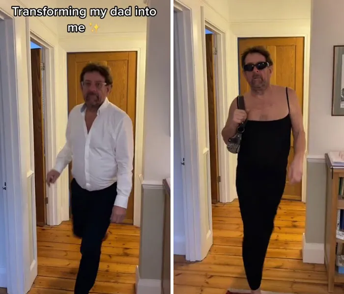 37 Hilarious Dads Who Were Brave Enough To Dress Just Like Their Kids