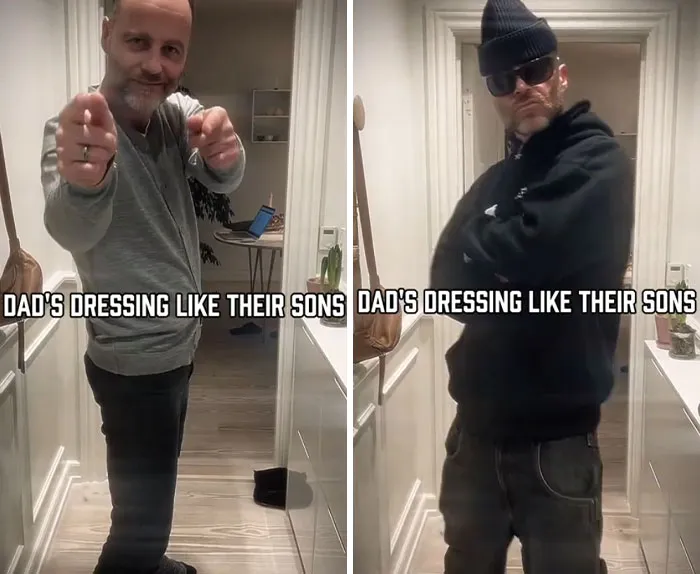 37 Hilarious Dads Who Were Brave Enough To Dress Just Like Their Kids