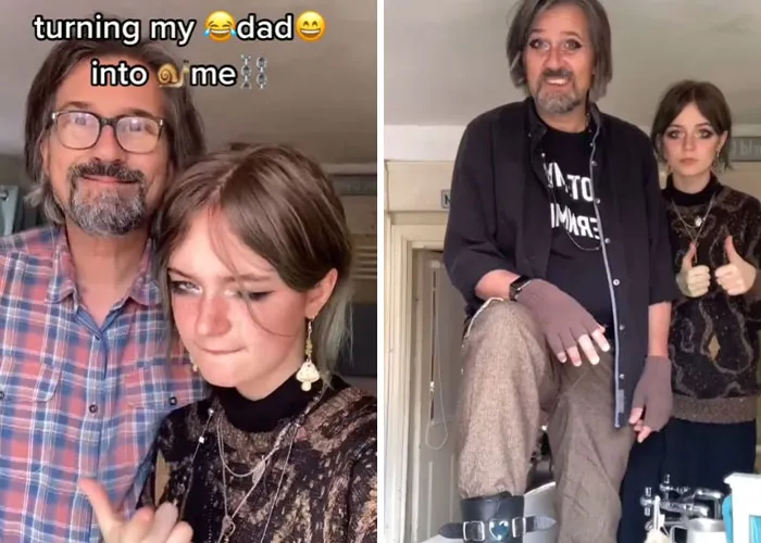 37 Hilarious Dads Who Were Brave Enough To Dress Just Like Their Kids