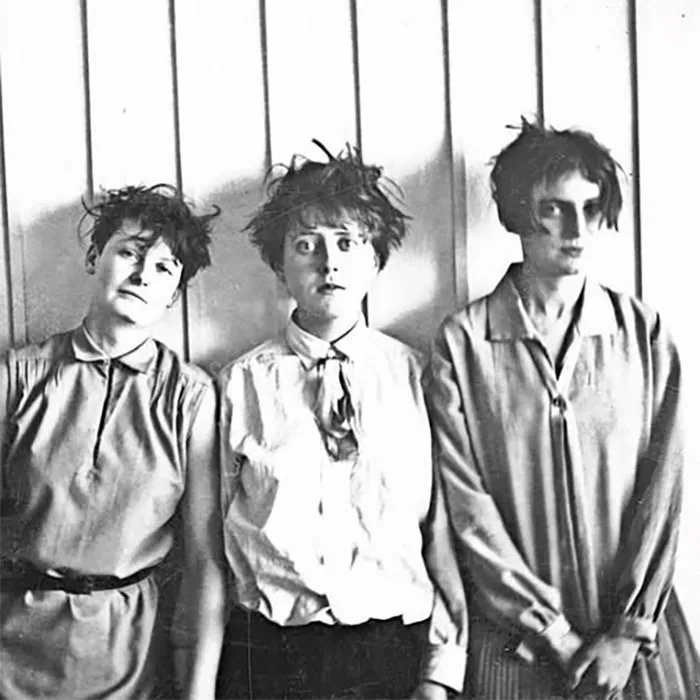 Three Female Students Bauhaus, Dessau (Germany). 1927