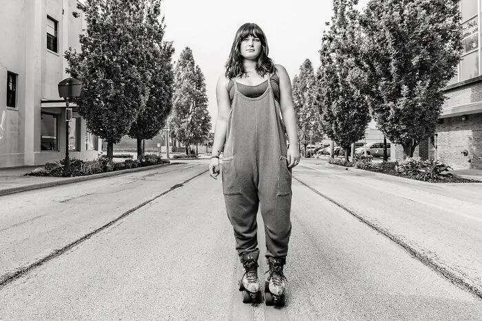 Skater Girl - Naomi From The Series 'Love Your Neighbor' By Randy Bacon