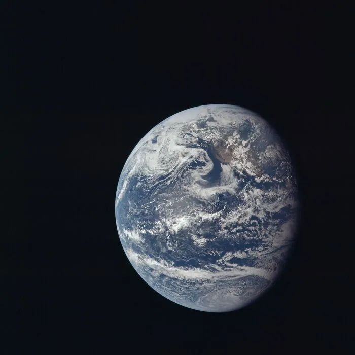 Apollo 11 Mission Image - Earth View