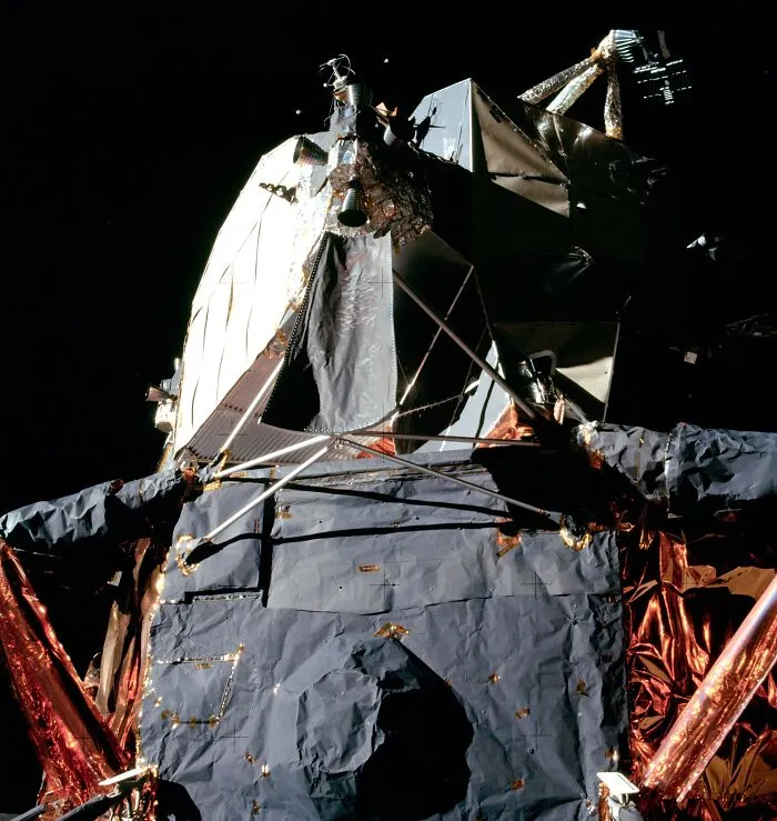 Close Up View Of The Lunar Module