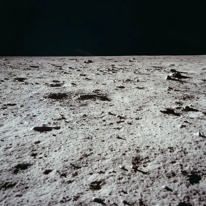 Lunar Surface And Horizon