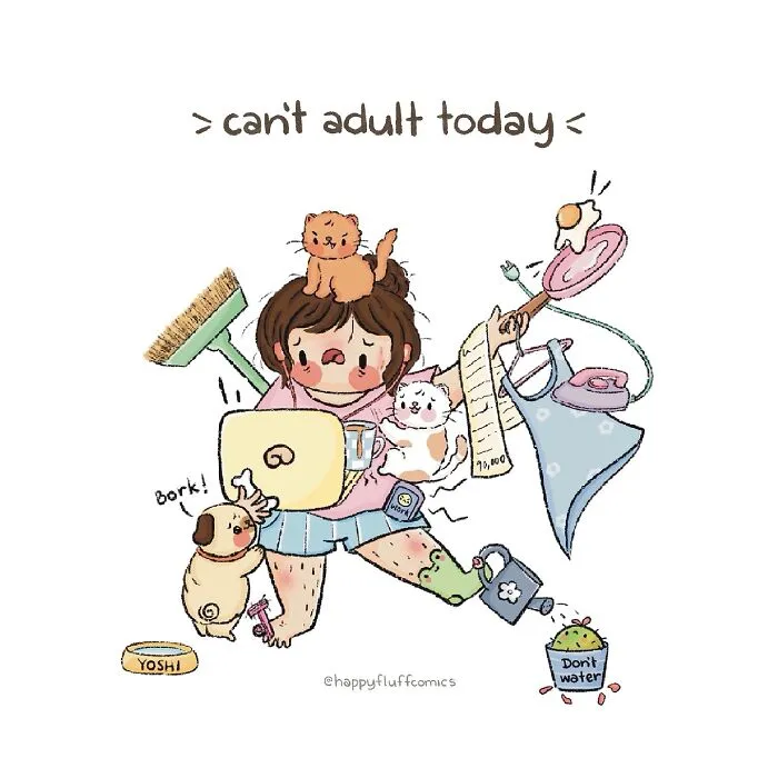 Artist Illustrates All The Daily Struggles She Runs Into With Fun And Quirky Comics (30 New Pics)