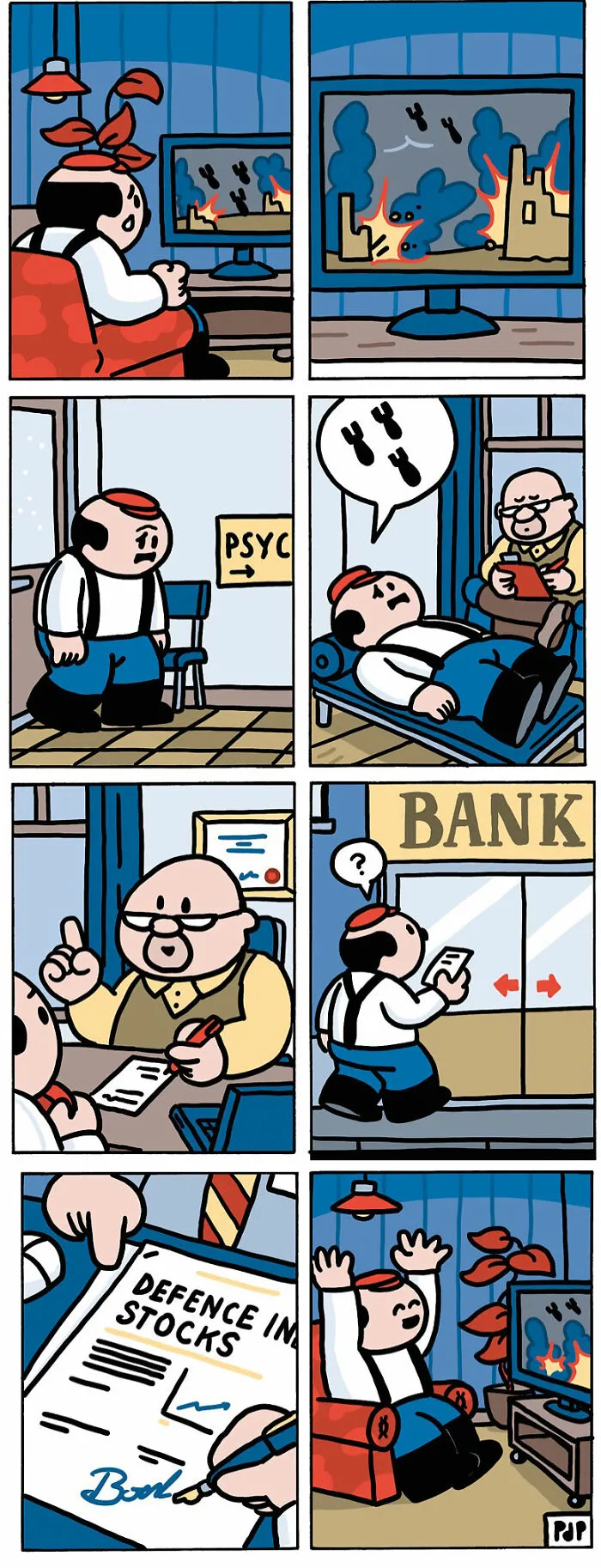 These Wordless Comics Are Dark, Hilarious, And Strangely Relatable, By Pieter De Poorter (40 Pics)