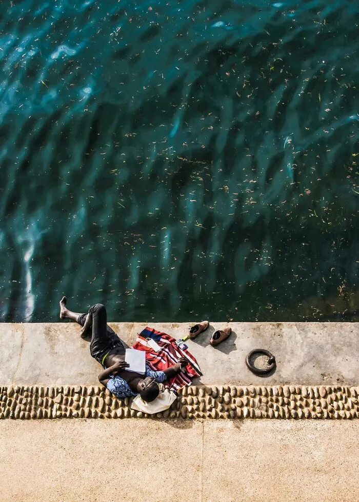 "Break On The Dock" By Frederic Jouaret, Category: Storytelling