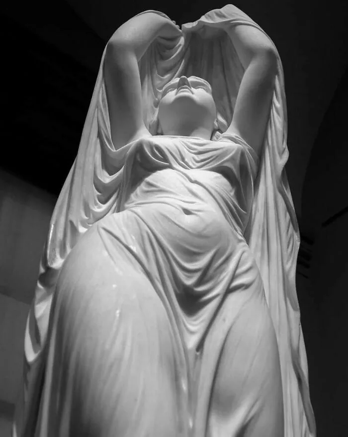 Ondina surgiendo de las aguas (1880) de Chauncey Bradley Ives