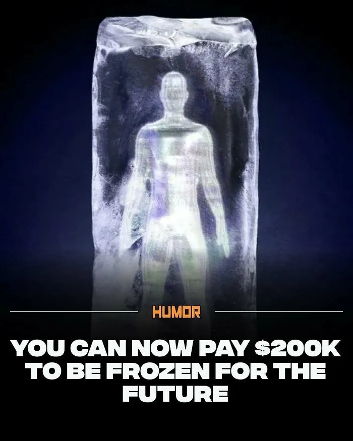 Human figure frozen inside a block of ice symbolizing futuristic knowledge and facts to satiate your brain craving new knowledge.