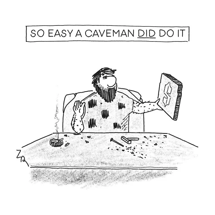 I Made 18 Comics About Cavemen That Are Way More Modern Than They Look