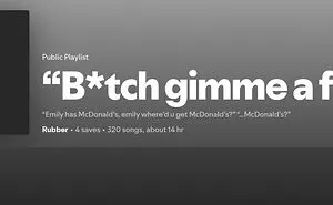 Hey Pandas, Post A Pic Of Your Most Out Of Context Spotify Playlists With Context (Closed)