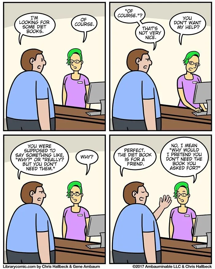 50 Library Comics About The Small, Strange, And Funny Side Of Public Service