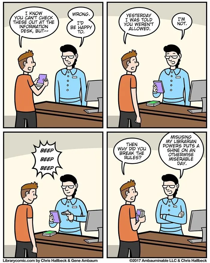 50 Library Comics About The Small, Strange, And Funny Side Of Public Service