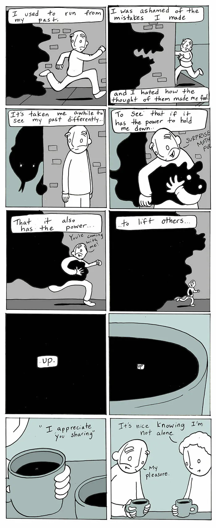 22 Heartfelt Lunarbaboon Comics That Show How Kindness Can Make A Difference (New Pics)