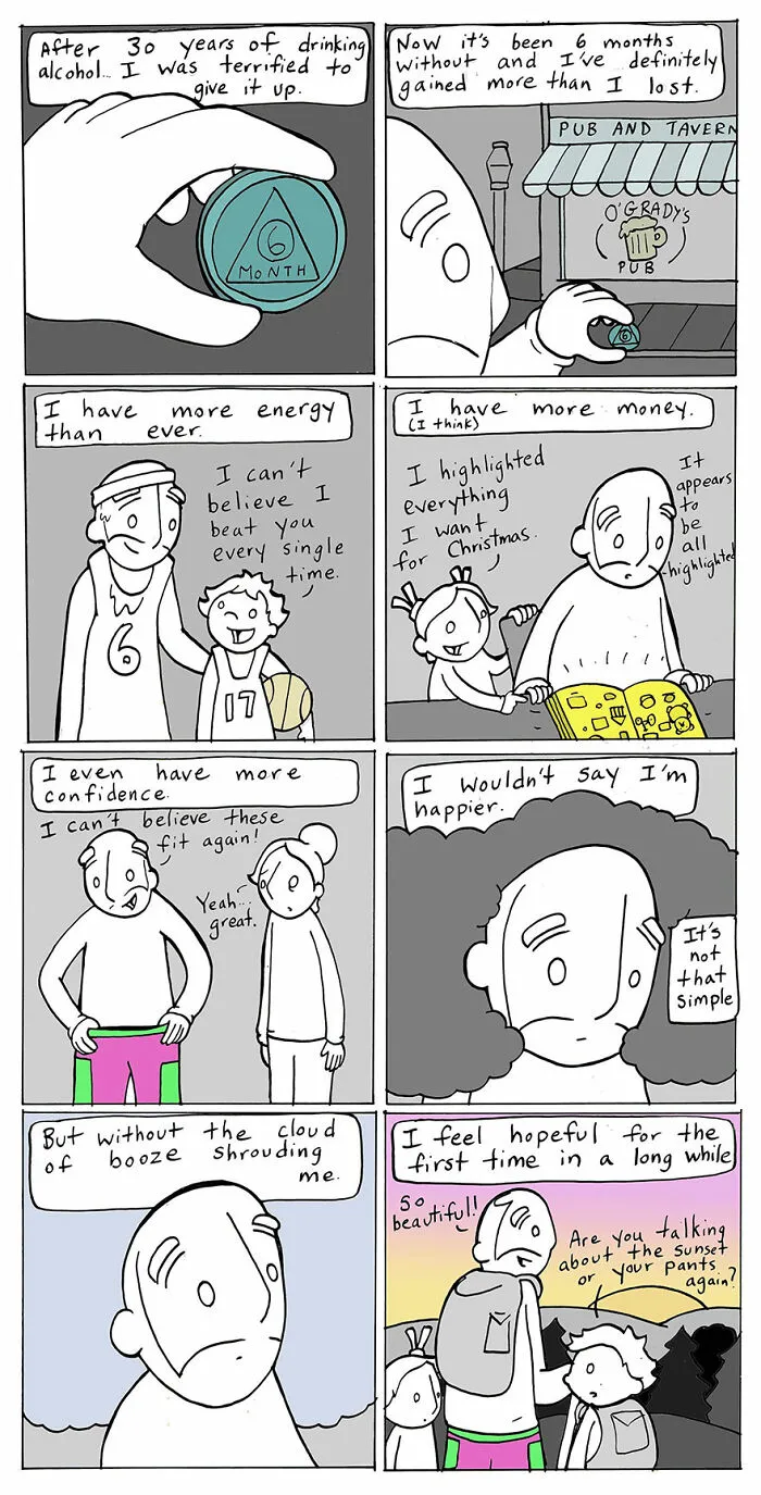 22 Heartfelt Lunarbaboon Comics That Show How Kindness Can Make A Difference (New Pics)