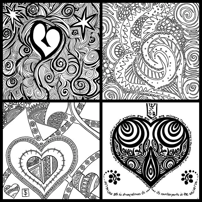 40 Artists That United In Creative Solidarity With Pflag Rockland By Creating Coloring Pages