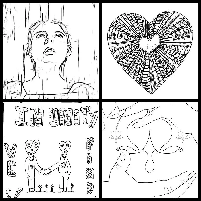 40 Artists That United In Creative Solidarity With Pflag Rockland By Creating Coloring Pages