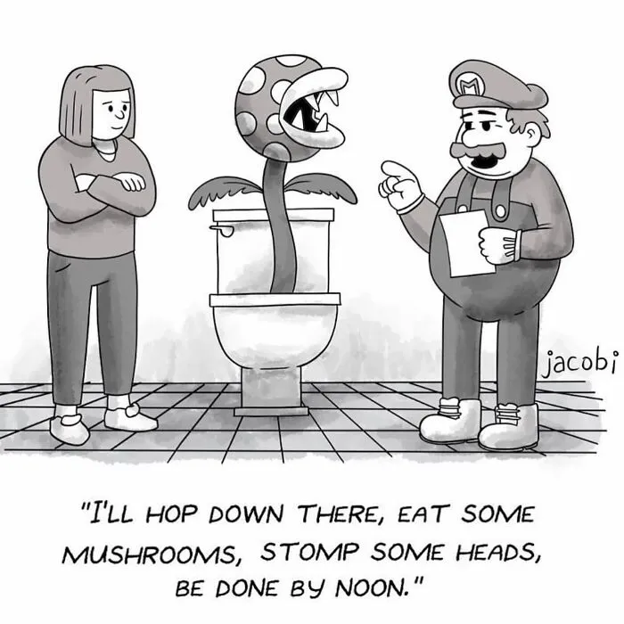 30 Quirky One-Panel Comics By Jacob Breckenridge For Anyone Who Likes Their Humor A Little Offbeat